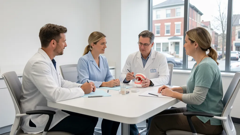 Modern implant dentistry consultation in a local private clinic for Encinitas, California