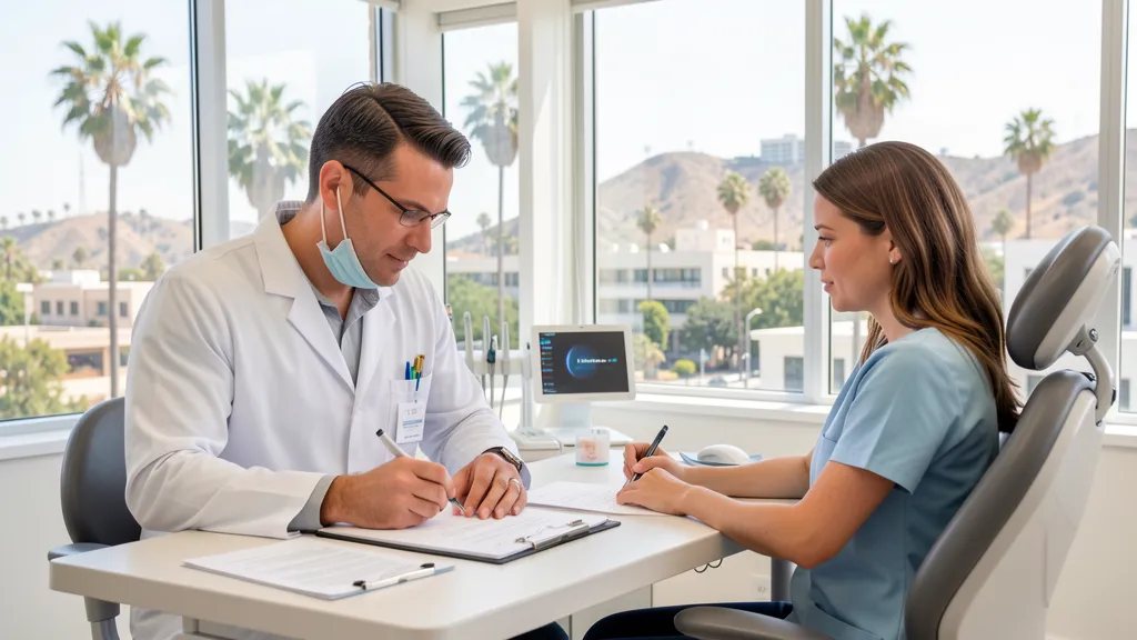 Modern Los Angeles dental clinic consultation with Southern California local context